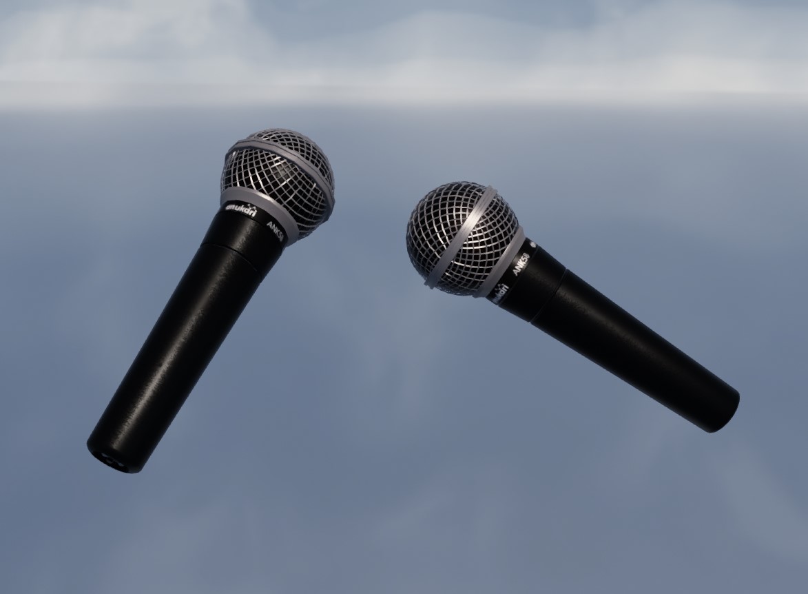 Screenshot representingMicrophones